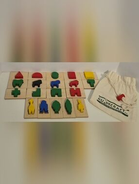 Guidecraft 3D Feel and Find Wooden Sensory Game